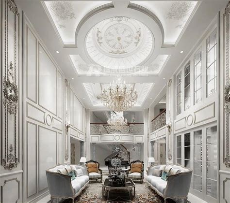 法式装修风格样板房效果图