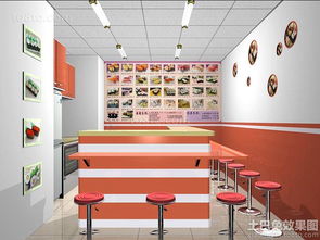 小吃店店面装修设计方案