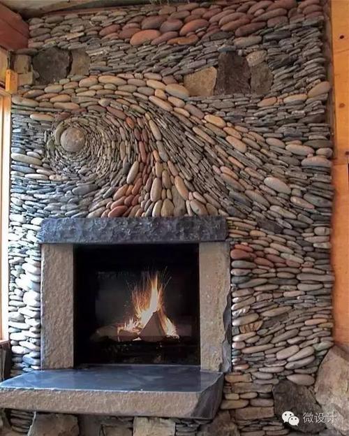 国外创意石头画