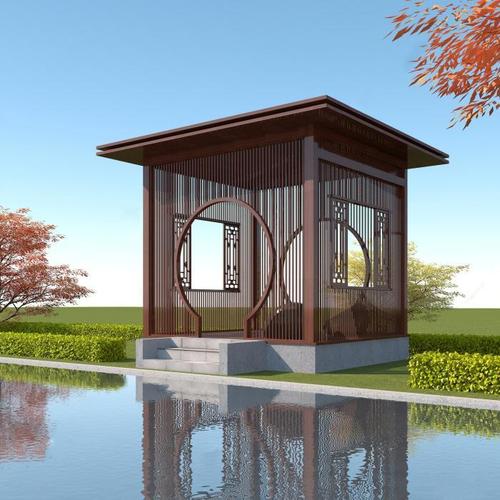 户外亭子效果图