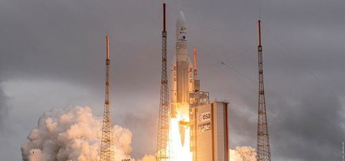 欧洲阿丽亚娜型运载火箭进行首次发射